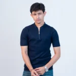 OLD MONEY Knitted Polo (Royel Blue) - Slim Fit