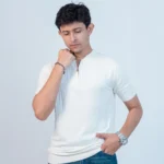 OLD MONEY Knitted Polo (Off-white) - Slim Fit - Image 6