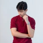 OLD MONEY Knitted Polo (Merun) -Slim Fit - Image 5