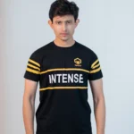 Ham&Zar "INTENSE" Premium Cotton T-Shirt – Black