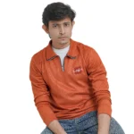 Premium original China Belbet fabric swift shirt with ziper - Image 3