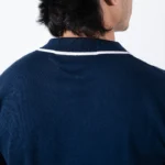 Premium Viscose Blend Zipper & Collar Polo Shirt – Soft (Navy Blue), Breathable & All-Season Comfort - Image 4