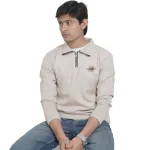 Premium original China Belbet fabric swift shirt with ziper - Image 2