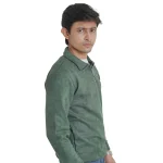 Premium original China Belbet fabric swift shirt with ziper - Image 3