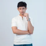 OLD MONEY Knitted Polo (Off-white) - Slim Fit - Image 2