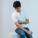 OLD MONEY Knitted Polo (Off-white) - Slim Fit - Image 5