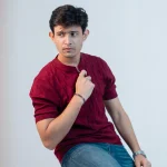 OLD MONEY Knitted Polo (Merun) -Slim Fit - Image 3