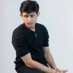 OLD MONEY Knitted Polo (Black) - Image 2